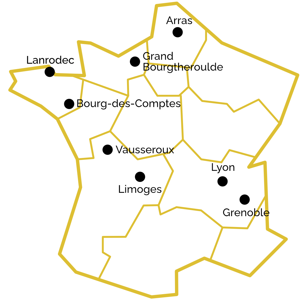 Carte formations
